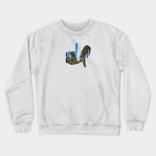 Medium LA Hands, Palm Trees Crewneck Sweatshirt